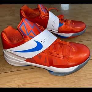 Nike zoom KevinDurant KD 4 creamsicle orange SZ10